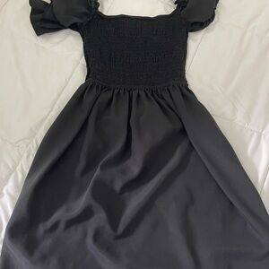 Black Silky Dress